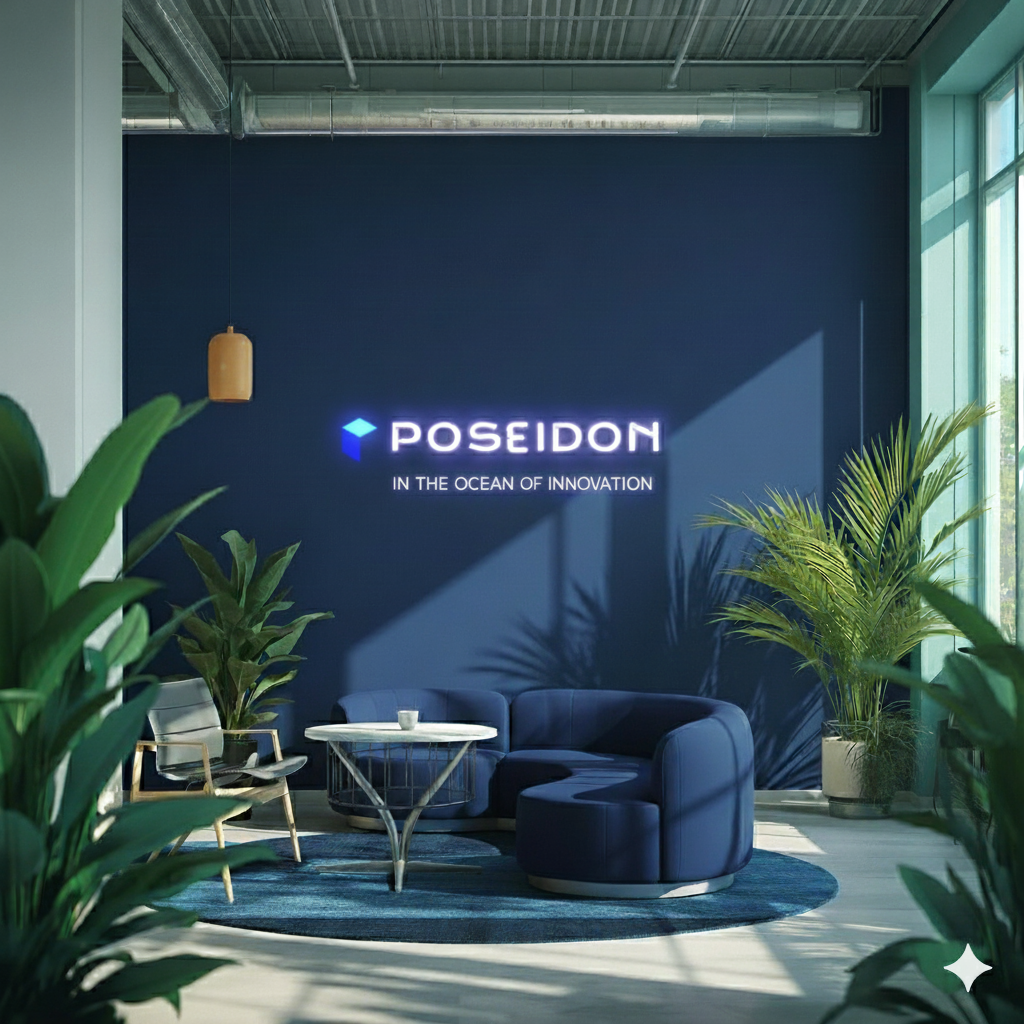 Modern coworking space with people collaborating